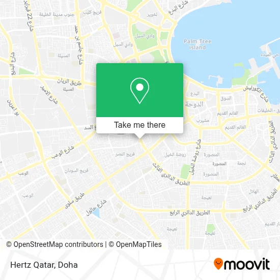 Hertz Qatar map