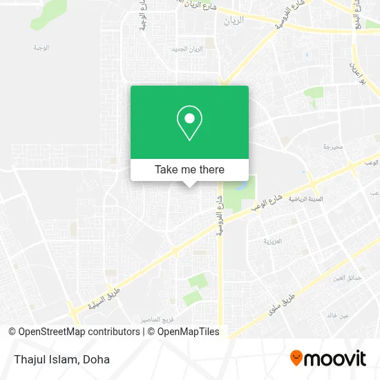 Thajul Islam map