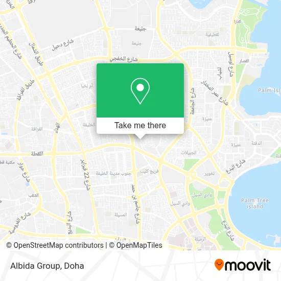 Albida Group map