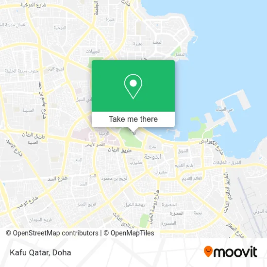 Kafu Qatar map