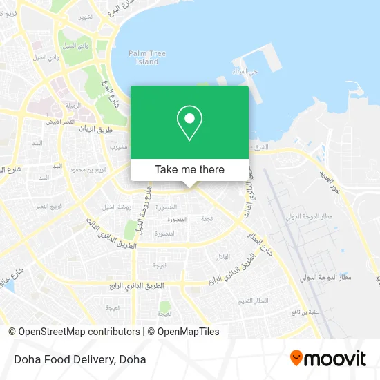 Doha Food Delivery map