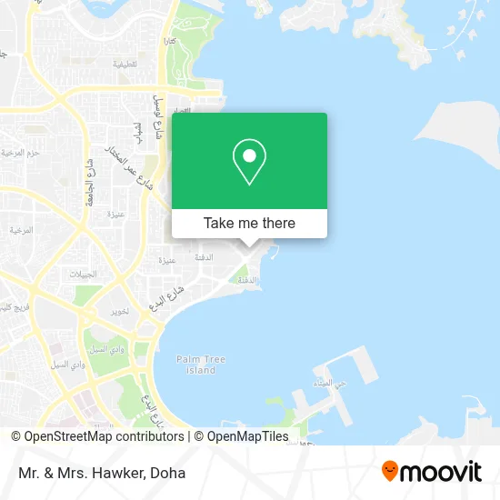 Mr. & Mrs. Hawker map