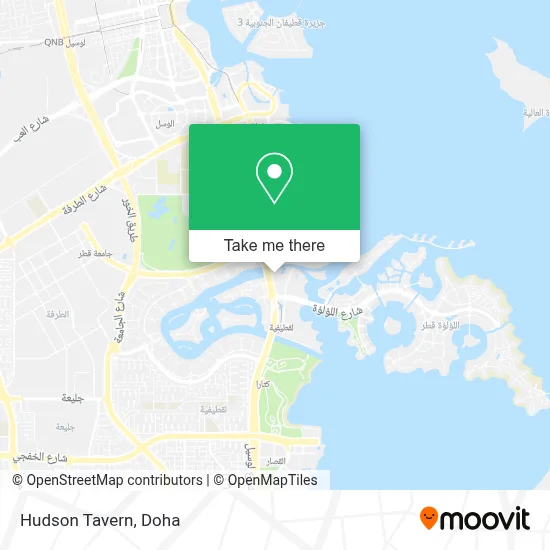 Hudson Tavern map