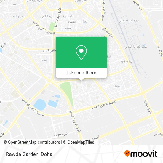 Rawda Garden map