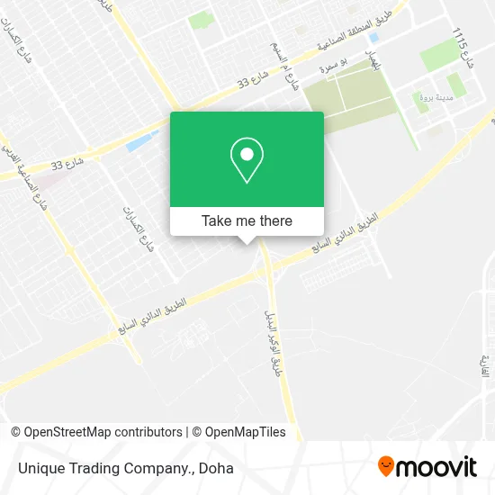 Unique Trading Company. map