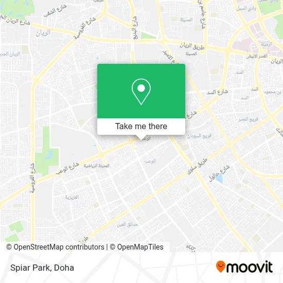 Spiar Park map