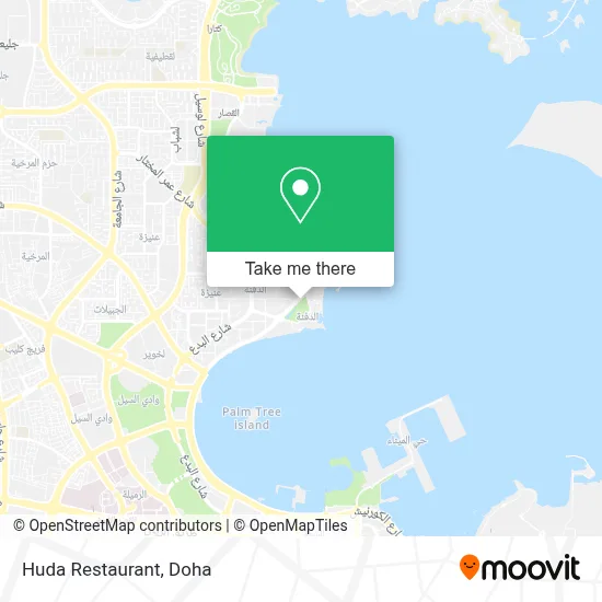 Huda Restaurant map