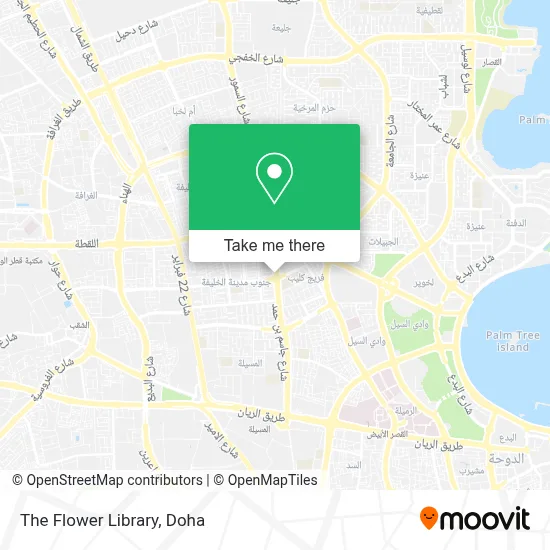 The Flower Library map