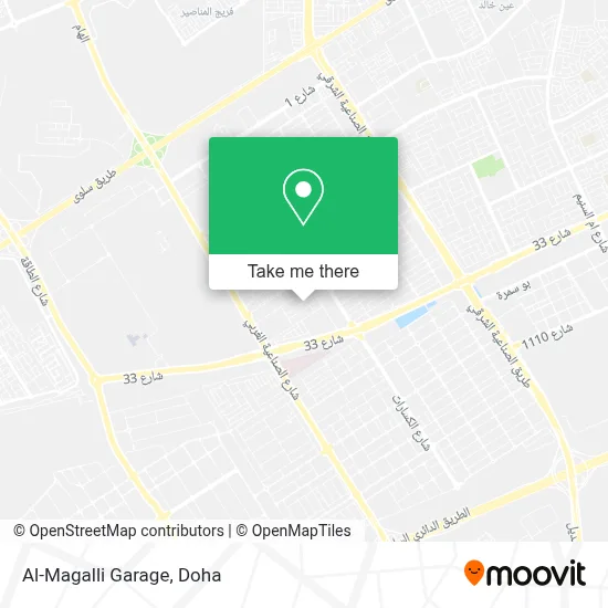 Al-Magalli Garage map