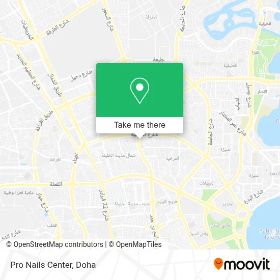 Pro Nails Center map