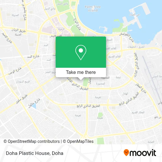 Doha Plastic House map