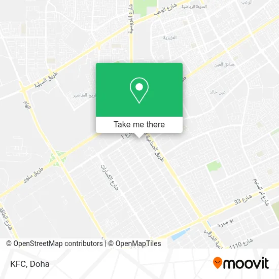 KFC map