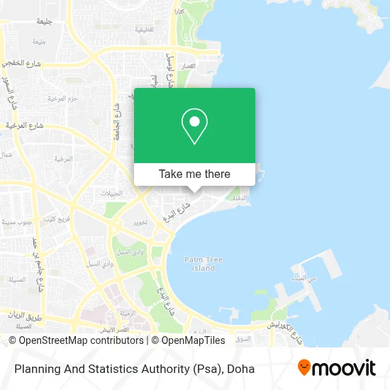 Planning And Statistics Authority (Psa) map