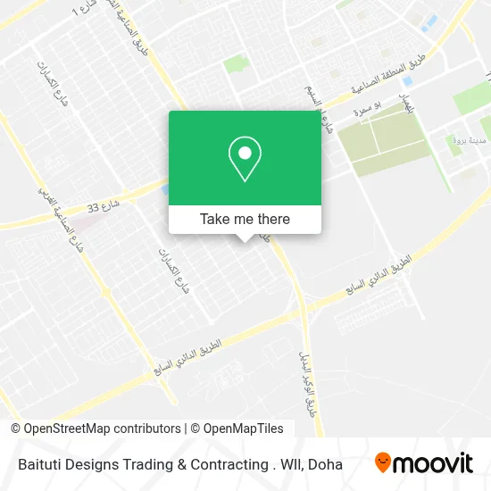 Baituti Designs Trading & Contracting . Wll map