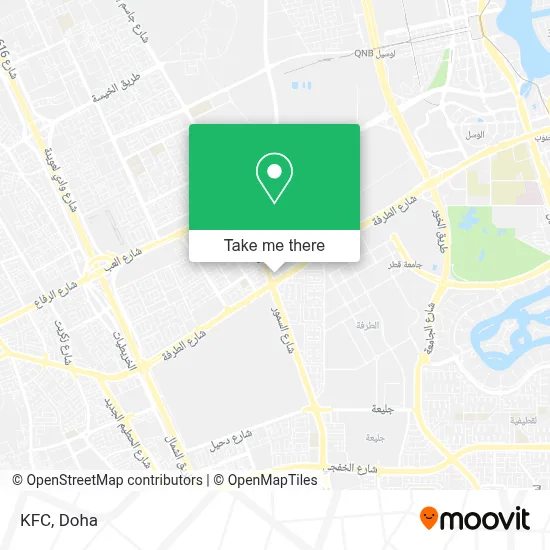 KFC map