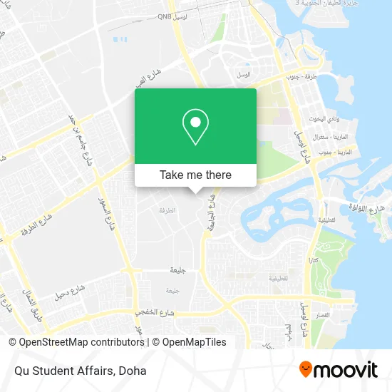 Qu Student Affairs map