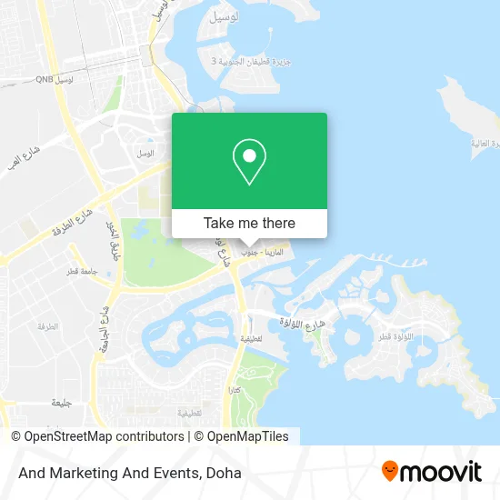 And Marketing And Events map