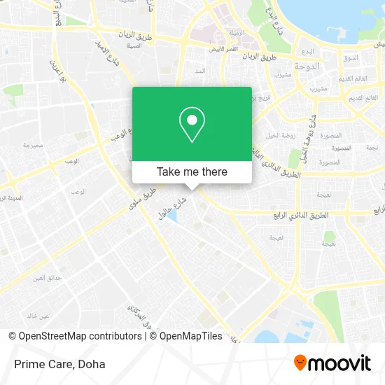 Prime Care map