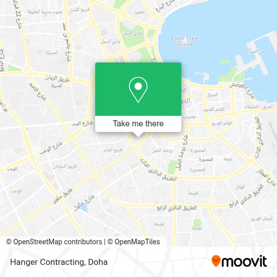 Hanger Contracting map