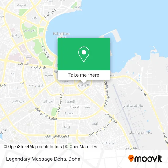 Legendary Massage Doha map
