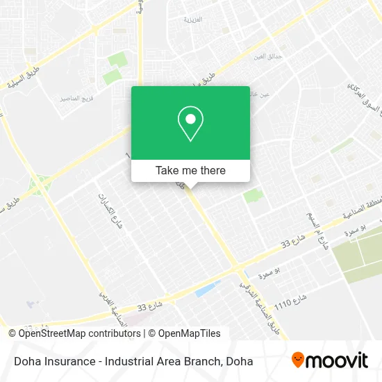 Doha Insurance - Industrial Area Branch map