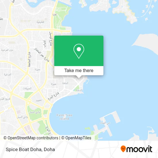 Spice Boat Doha map