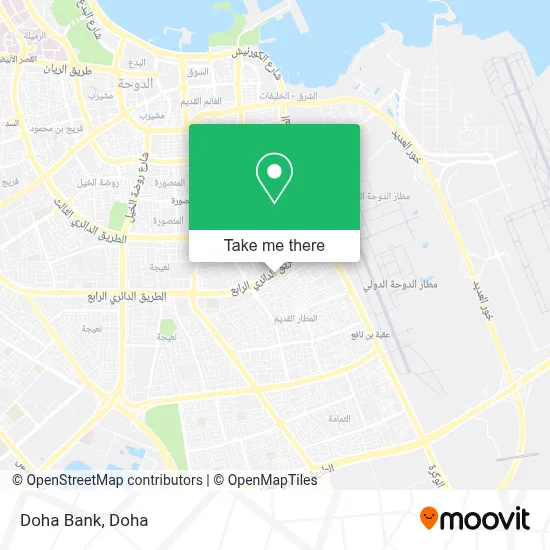 Doha Bank map