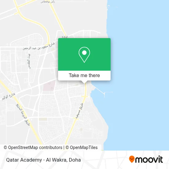 Qatar Academy - Al Wakra map