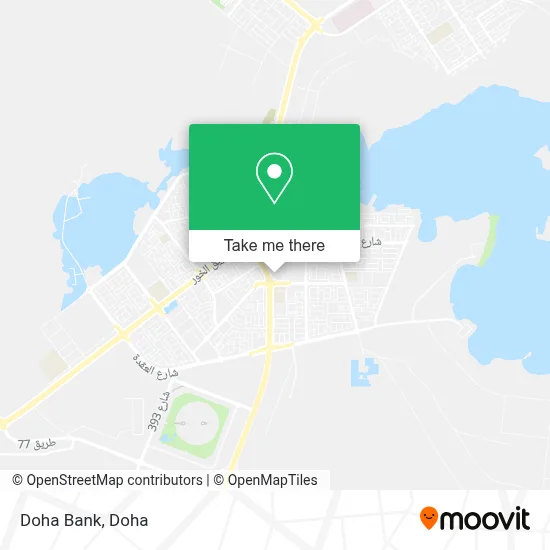 Doha Bank map