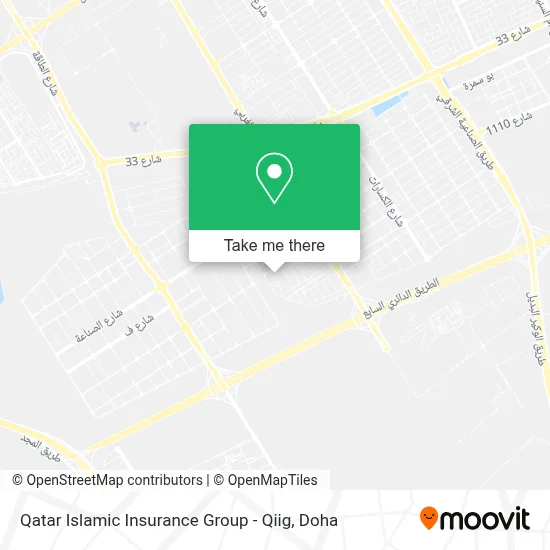 Qatar Islamic Insurance Group - Qiig map