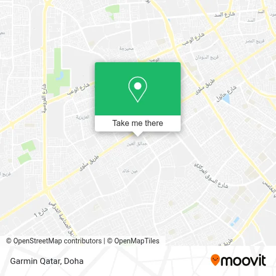 Garmin Qatar map