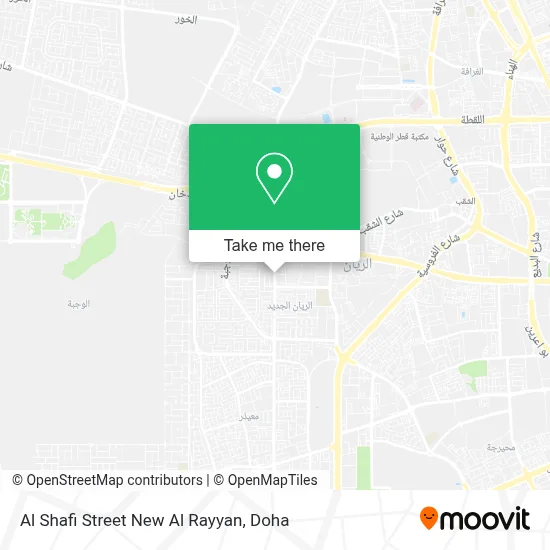 Al Shafi Street New Al Rayyan map