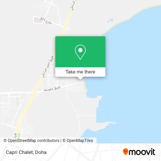 Capri Chalet map