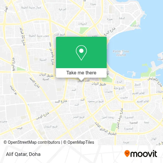 Alif Qatar map