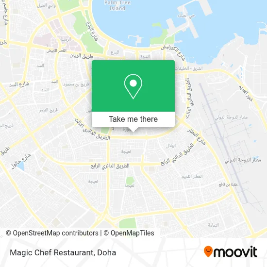Magic Chef Restaurant map