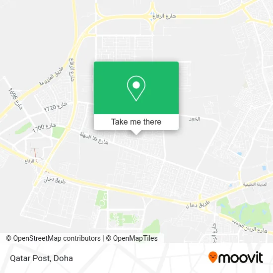Qatar Post map