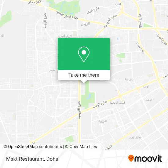 Mskt Restaurant map