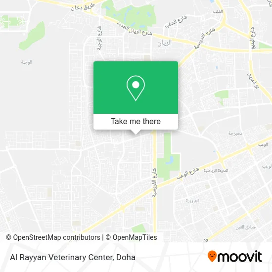 Al Rayyan Veterinary Center map