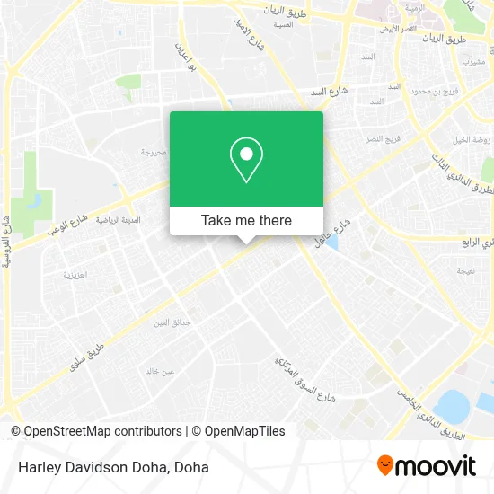Harley Davidson Doha map
