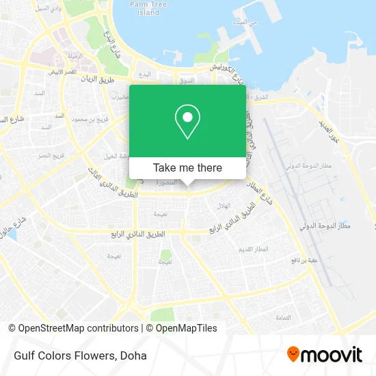 Gulf Colors Flowers map