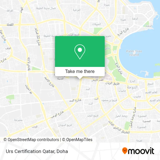 Urs Certification Qatar map