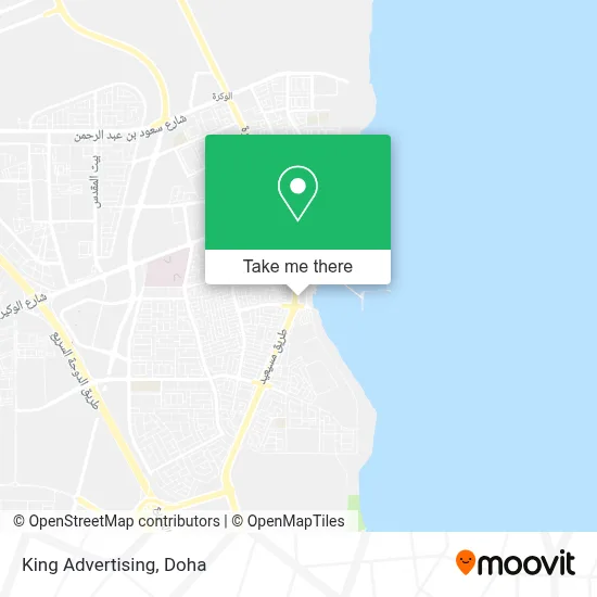 King Advertising map