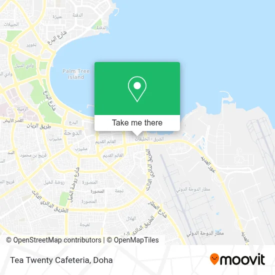 Tea Twenty Cafeteria map