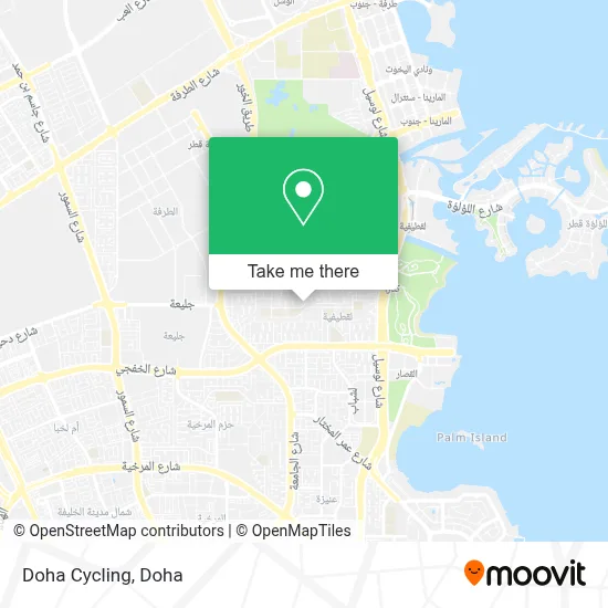 Doha Cycling map