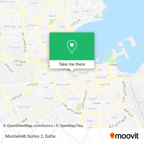 Musheireb Suites 2 map