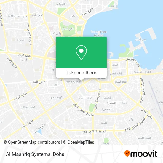 Al Mashriq Systems map