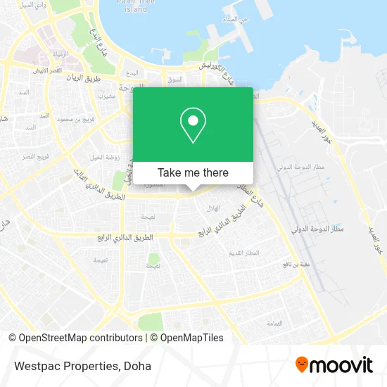 Westpac Properties map