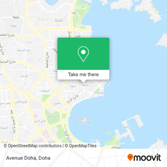 Avenue Doha map