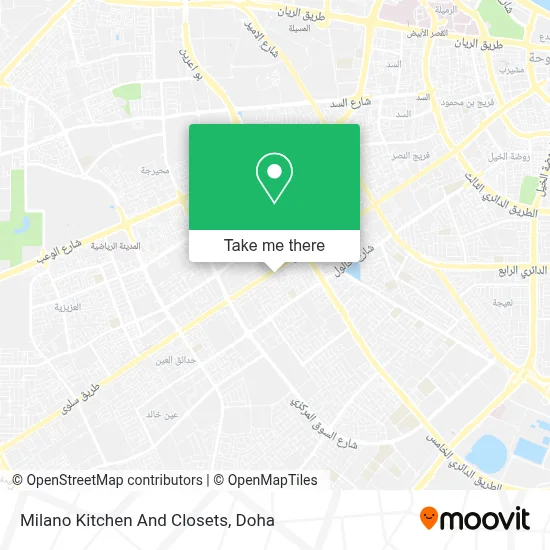 Milano Kitchen And Closets map