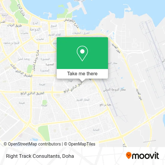 Right Track Consultants map